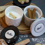 MOOD FLACH in WEISS zum Becherset