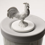 MOOD HAHN in WEISS zum Becherset