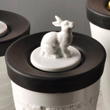 MOOD HASE in WEISS zum Becherset