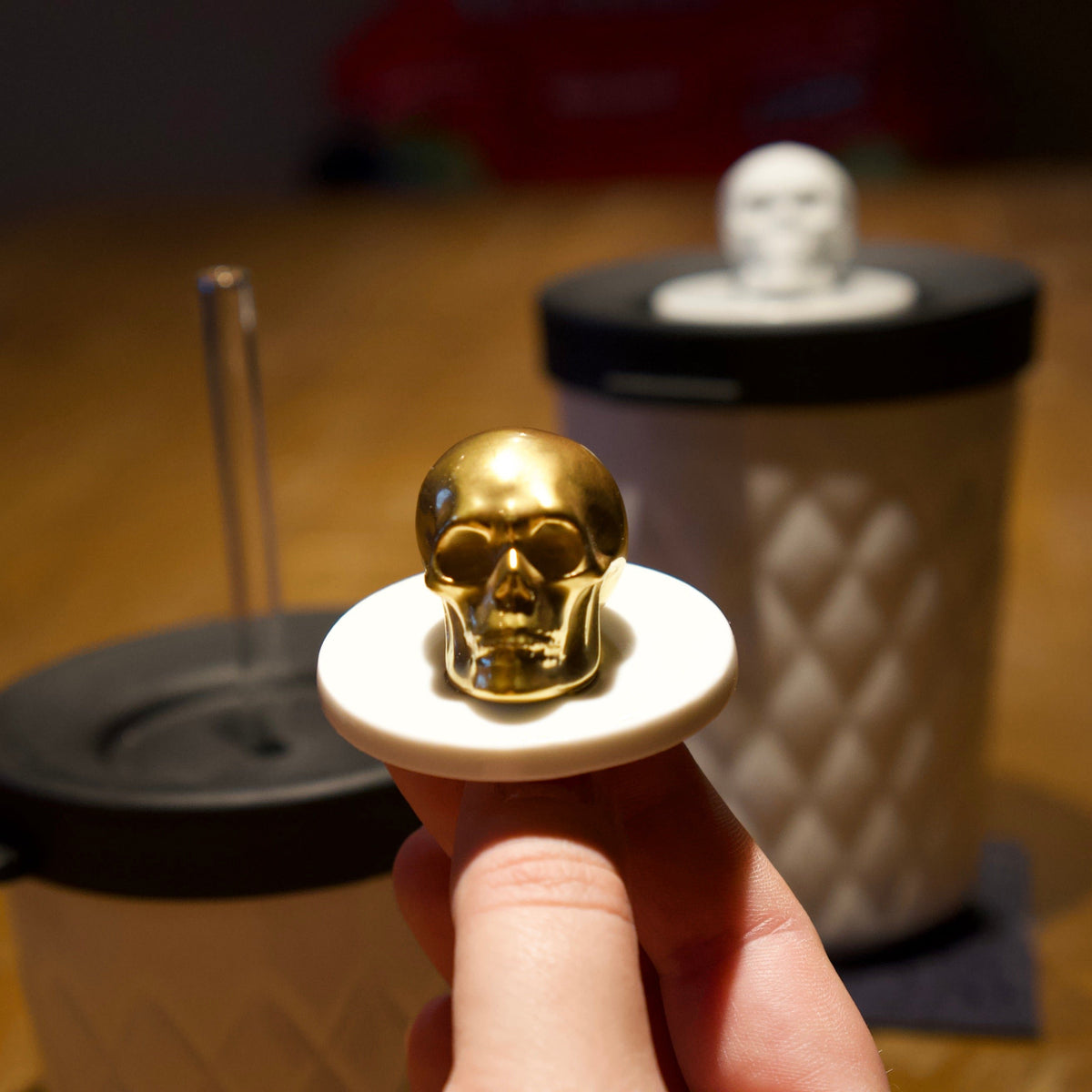 MOOD TOTENKOPF in GOLD zum Becherset