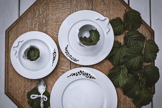 Das „Fine-Dining“ Tafelgeschirr „White Snake“
