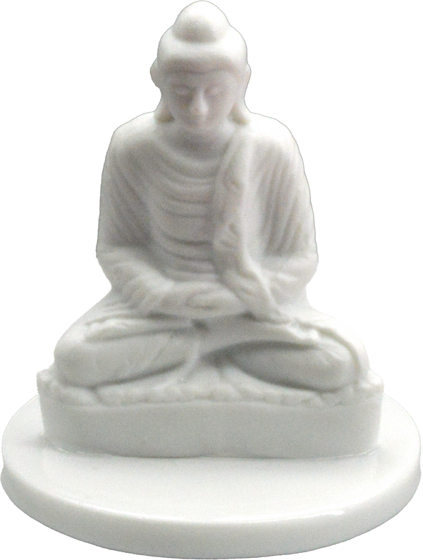 MOOD BUDDHA in WEISS zum Becherset