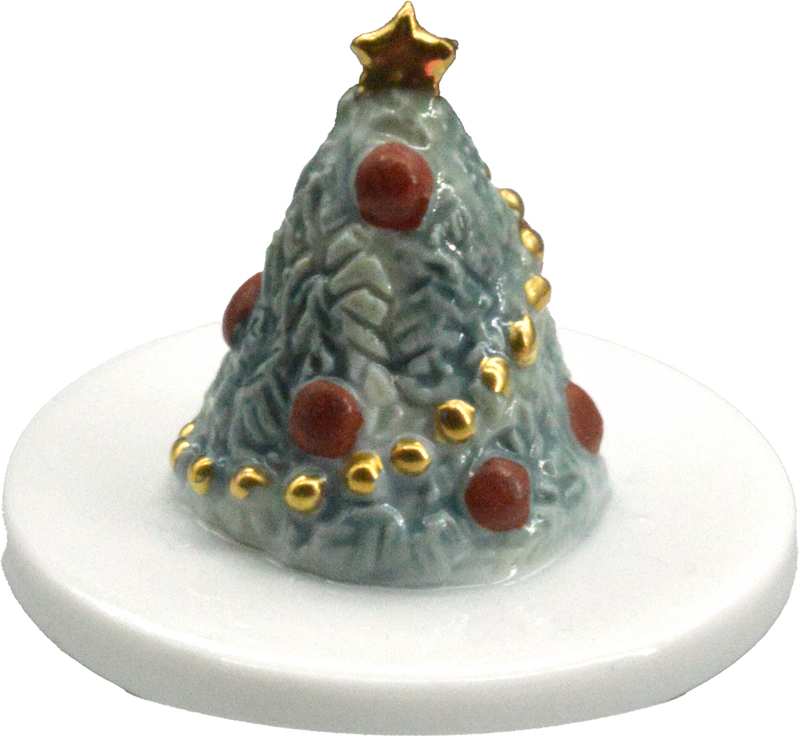 MOOD WEIHNACHTSBAUM FARBIG und mit GOLD zum Becherset